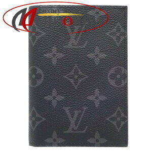 Louis Vuitton Couverture Passport Card Wallet Monogram Eclipse Black
